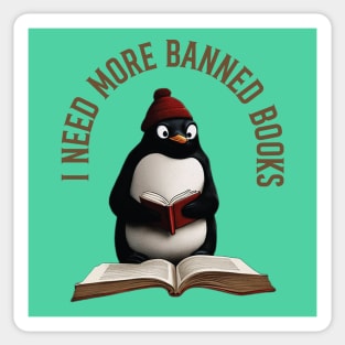 I Need Banned Books Sticker
